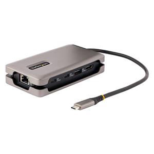 StarTech.com DKT31CH2CPD3 replicatore di porte e docking station per laptop Cablato USB 3.2 Gen 2 (3.1 Gen 2) Type-C Grigio