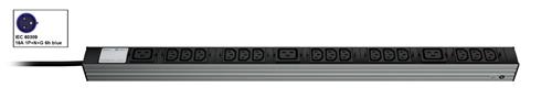 Vertiv Knürr PDU DI-STRIP, Basic, 0U/1U, ingresso IEC 60309 230V 16A, uscite (15) C13 (3) C19