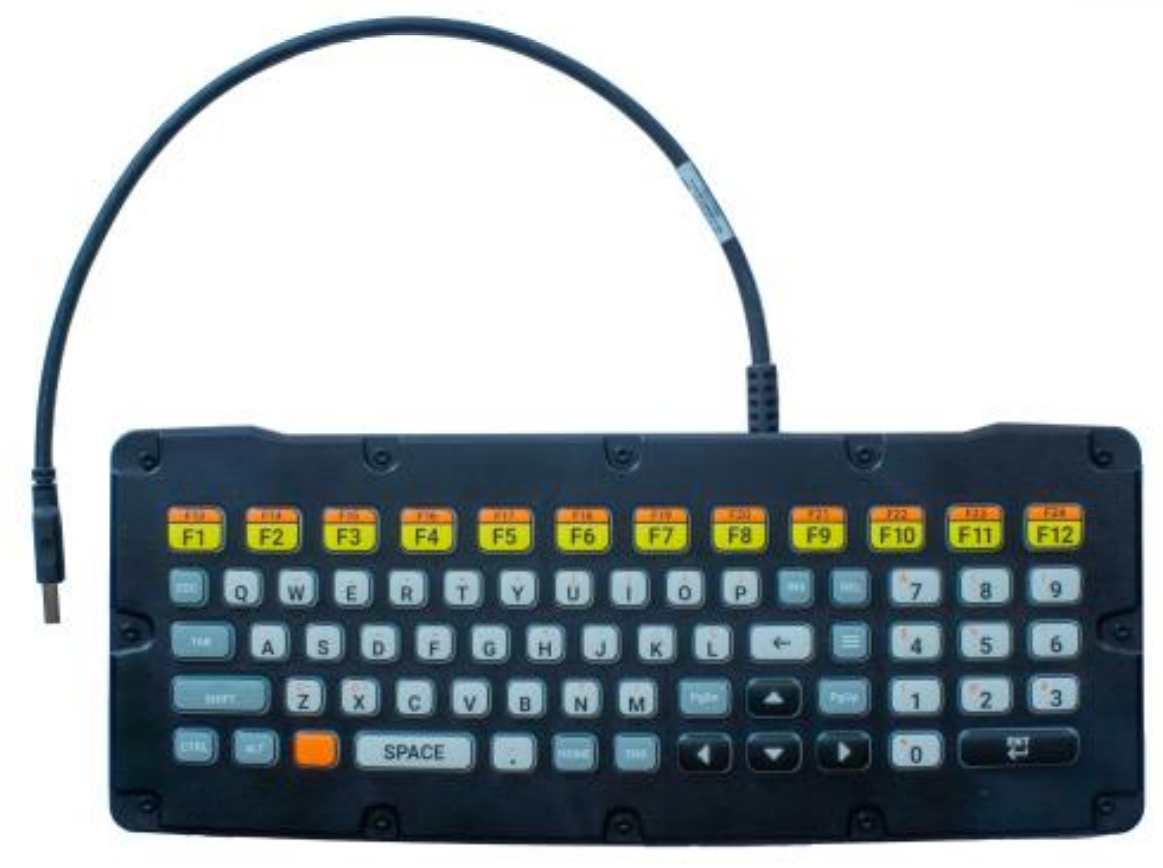 Zebra KYBD-QW-ET-S-1 tastiera per dispositivo mobile QWERTY Inglese USB Multicolore