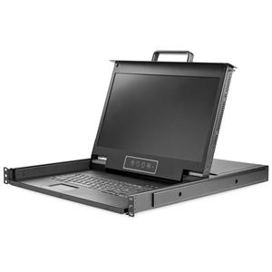 StarTech.com RKCONS17HD console a rack 43,9 cm (17.3) 1920 x 1080 Pixel Acciaio Nero