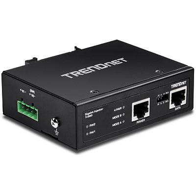 Trendnet TI-IG60 adattatore PoE e iniettore Fast Ethernet, Gigabit Ethernet