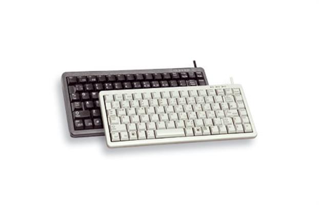 CHERRY Compact keyboard, Combo (USB + PS/2), PL tastiera USB + PS/2 QWERTY Grigio