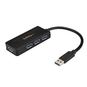 StarTech.com ST4300MINI hub di interfaccia USB 3.2 Gen 1 (3.1 Gen 1) Type-A 5000 Mbit/s Nero