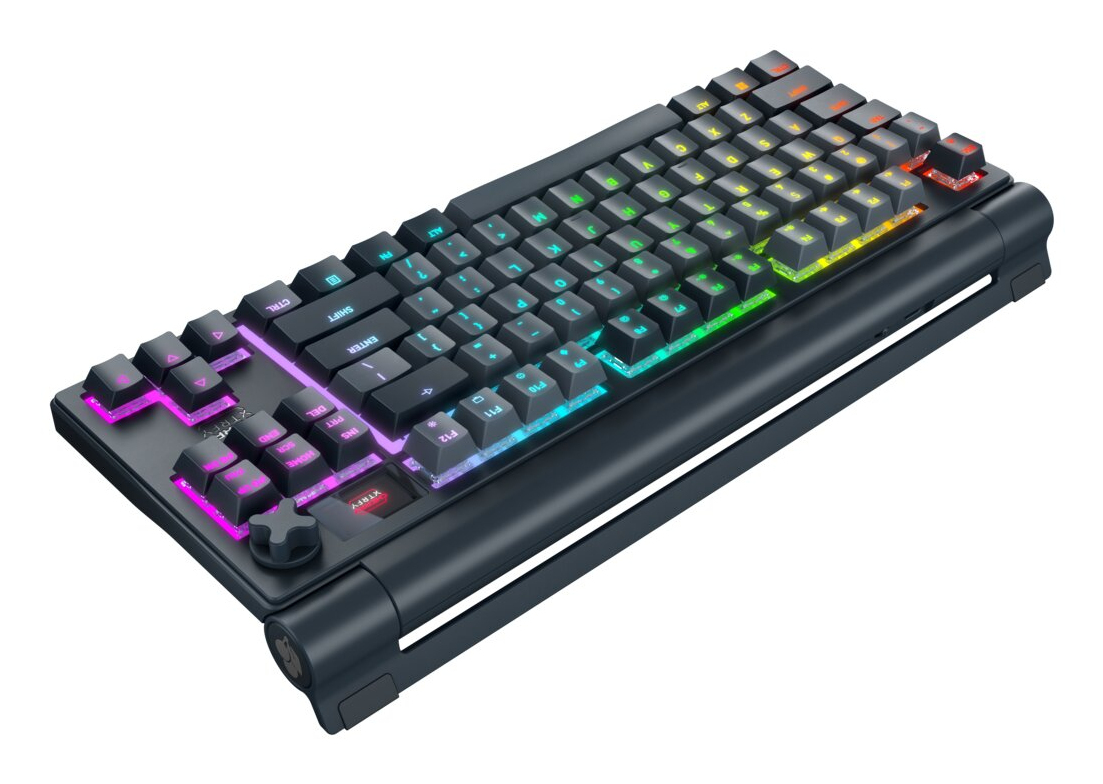 CHERRY XTRFY MX 8.3 TKL Wireless tastiera Gaming USB + RF Wireless + Bluetooth QWERTY Nordic Grigio