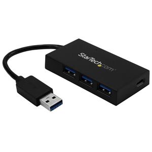 StarTech.com HB30A3A1CFB hub di interfaccia USB 3.2 Gen 1 (3.1 Gen 1) Type-A 5000 Mbit/s Nero