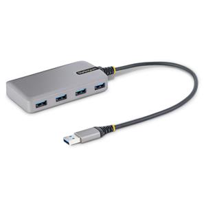 StarTech.com 5G4AB-USB-A-HUB hub di interfaccia USB 3.2 Gen 1 (3.1 Gen 1) Type-A 5000 Mbit/s Grigio