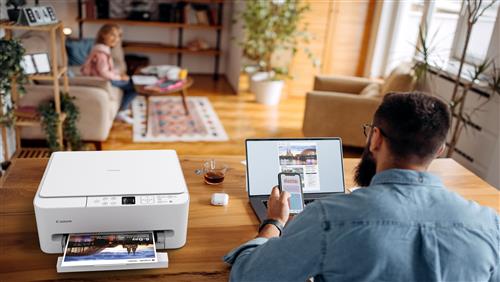 PIXMA TS6550I A4 3IN1 14PPM B N 9PPM COL BIANCO