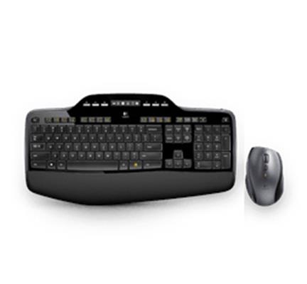 Logitech 920-002443 tastiera Mouse incluso Universale RF Wireless QWERTY Nordic Nero