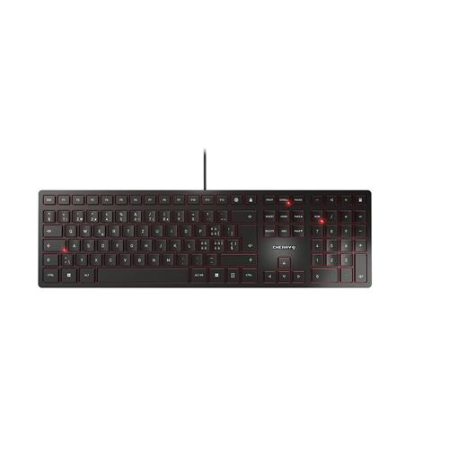 CHERRY KC 6000 SLIM tastiera USB Svizzere Nero