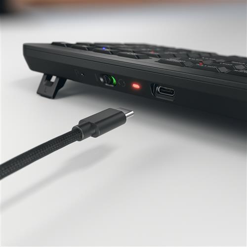 CHERRY Stream desktop ultimate tastiera Mouse incluso Casa/ufficio USB + RF Wireless + Bluetooth QWERTZ Tedesco Nero