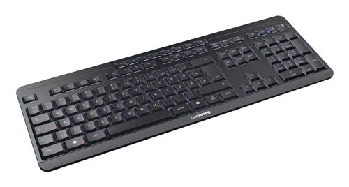 CHERRY Stream keyboard ultimate tastiera Casa/ufficio USB + RF Wireless + Bluetooth QWERTZ Tedesco Nero