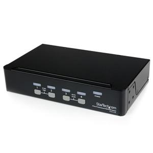 StarTech.com SV431USB switch per keyboard-video-mouse (kvm) Montaggio rack Nero