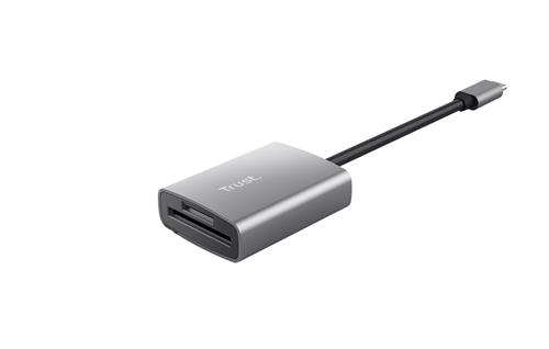 Trust 24136 lettore di schede USB 3.2 Gen 1 (3.1 Gen 1) Type-C Alluminio