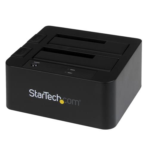 StarTech.com SDOCK2U33EB docking station per unità di archiviazione USB 3.2 Gen 1 (3.1 Gen 1) Type-B Nero