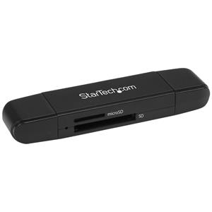 StarTech.com SDMSDRWU3AC lettore di schede USB 3.2 Gen 1 (3.1 Gen 1) Type-A/Type-C Nero