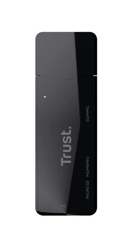 Trust NANGA lettore di schede USB 3.2 Gen 1 (3.1 Gen 1) Type-A Nero