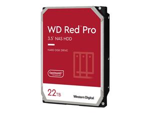 22TB RED PRO 512MB CMR 3.5IN SATA 6GB/S INTELLIPOWERRPM