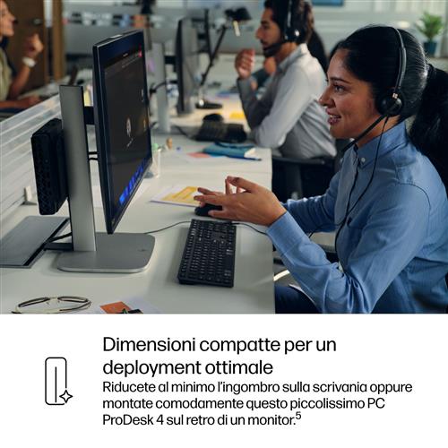 PRODESK 4 MINI G1I U5-235T 16GB 512GB NOOD W11P