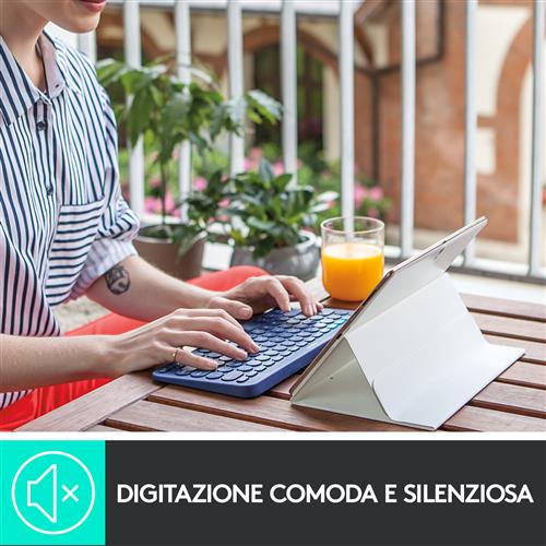 K380 KEYBOARD BLUE MULTI-DEVICEBLUETOOTH(ITALIAN)