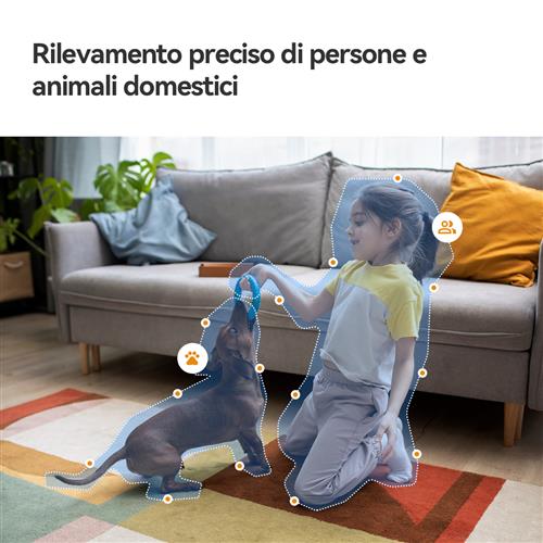 Imou Ranger Dual Pro 6MP Telecamera di sicurezza IP Interno 2304 x 1296 Pixel Scrivania