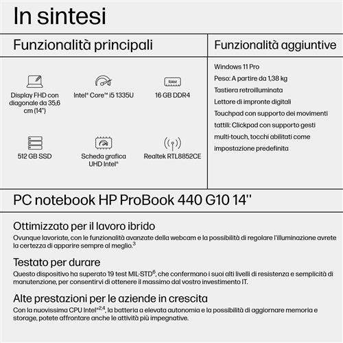 HP ProBook 440 14 inch G10 Notebook PC