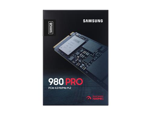 Samsung 980 PRO 500 GB M.2 PCI Express 4.0 NVMe V-NAND MLC