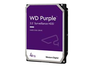 WD PURPLE 4TB 256MB 3.5IN SATA 6GB/S 5400 RPM