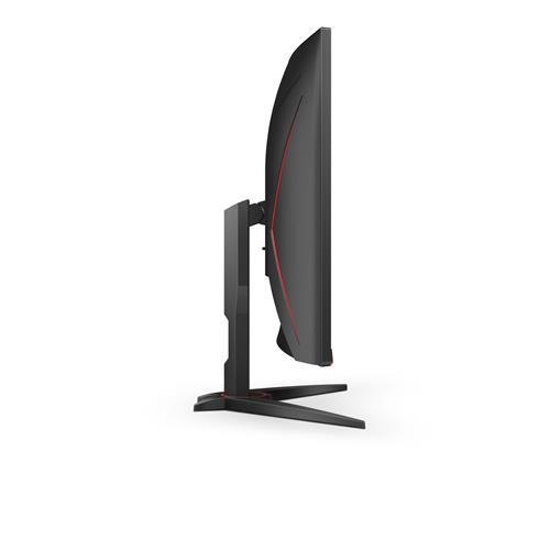 AOC G2 C32G2ZE/BK Monitor PC 80 cm (31.5) 1920 x 1080 Pixel Full HD LED Nero, Rosso