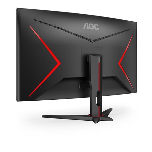 AOC G2 C32G2ZE/BK Monitor PC 80 cm (31.5) 1920 x 1080 Pixel Full HD LED Nero, Rosso