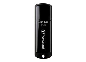 JETFLASH 350 4GB USB DRIVE USB 2.0 BLACK