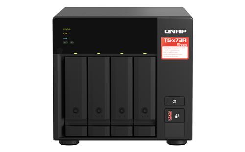 QNAP TS-473A + QSW-1105-5T Bundle Pack NAS Tower Ryzen Embedded V1500B 8 GB DDR4 0 TB QNAP Turbo System Nero