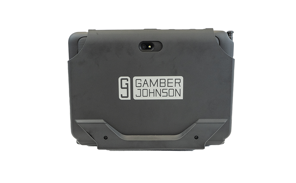 Gamber-Johnson 7160-1869-01 tastiera per dispositivo mobile QWERTY Inglese UK Pin Pogo Nero