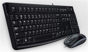 Logitech Desktop MK120 tastiera Mouse incluso USB QWERTZ Tedesco Nero