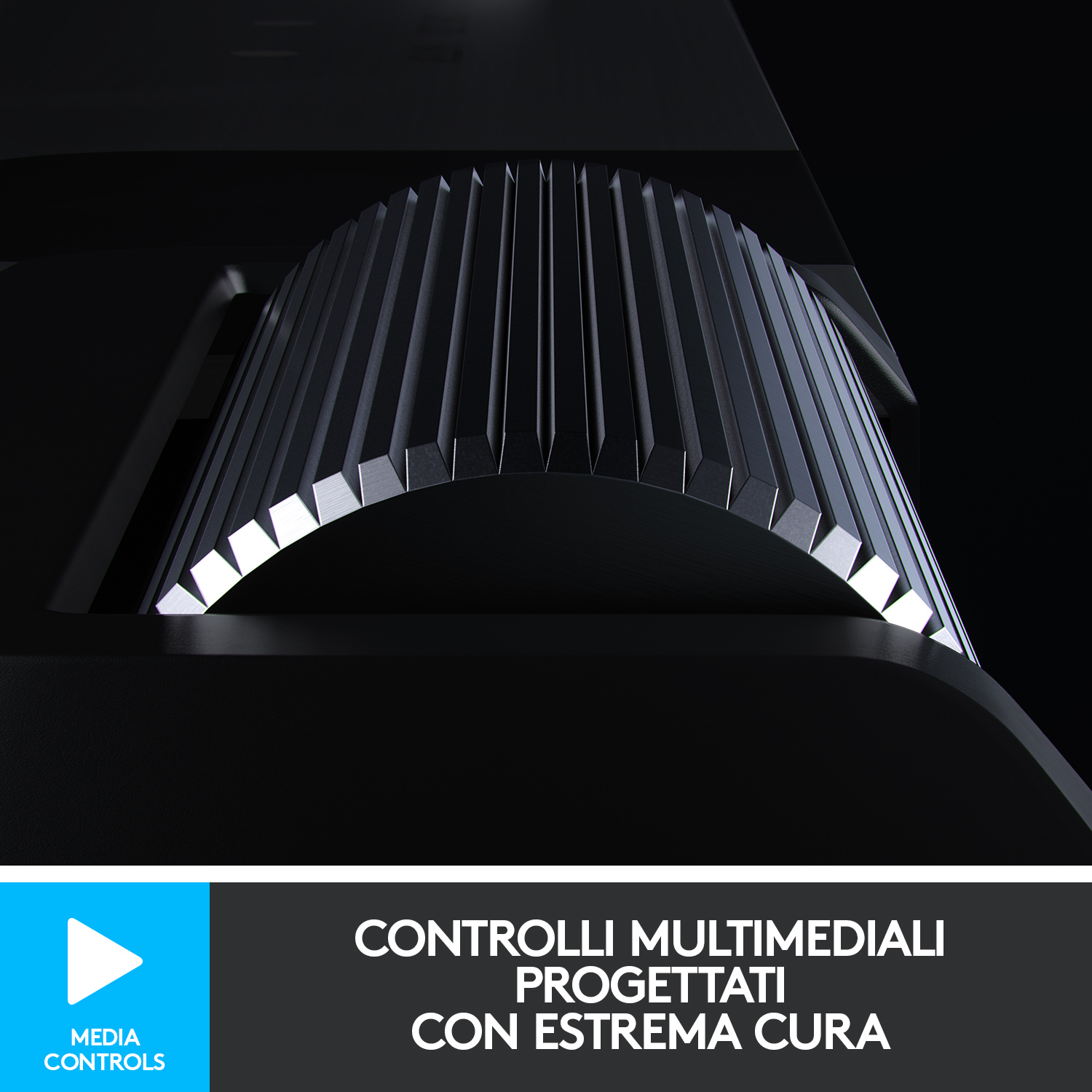 Logitech G Tastiera gaming meccanica Logitech G815 LIGHTSYNC RGB con switch a profilo ribassato GL Tactile, 5 tasti G programmabili, passthrough USB, controlli multimediali dedicati