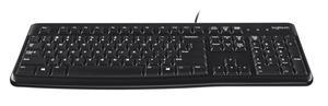 Logitech Keyboard K120 for Business tastiera Ufficio USB QWERTY US International Nero