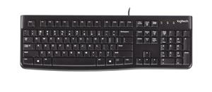 Logitech K120 Corded Keyboard tastiera Universale USB AZERTY Francese Nero