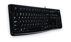 Logitech K120 Corded Keyboard tastiera USB QWERTZ Tedesco Nero