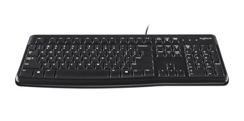 Logitech K120 Corded Keyboard tastiera Universale USB QWERTY Spagnolo Nero