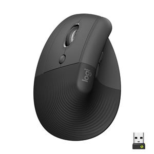 Logitech Lift mouse Ufficio Mancino RF senza fili + Bluetooth Ottico 4000 DPI