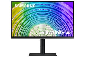 Samsung ViewFinity S6 S60UA Monitor PC 61 cm (24) 2560 x 1440 Pixel Quad HD LCD Nero