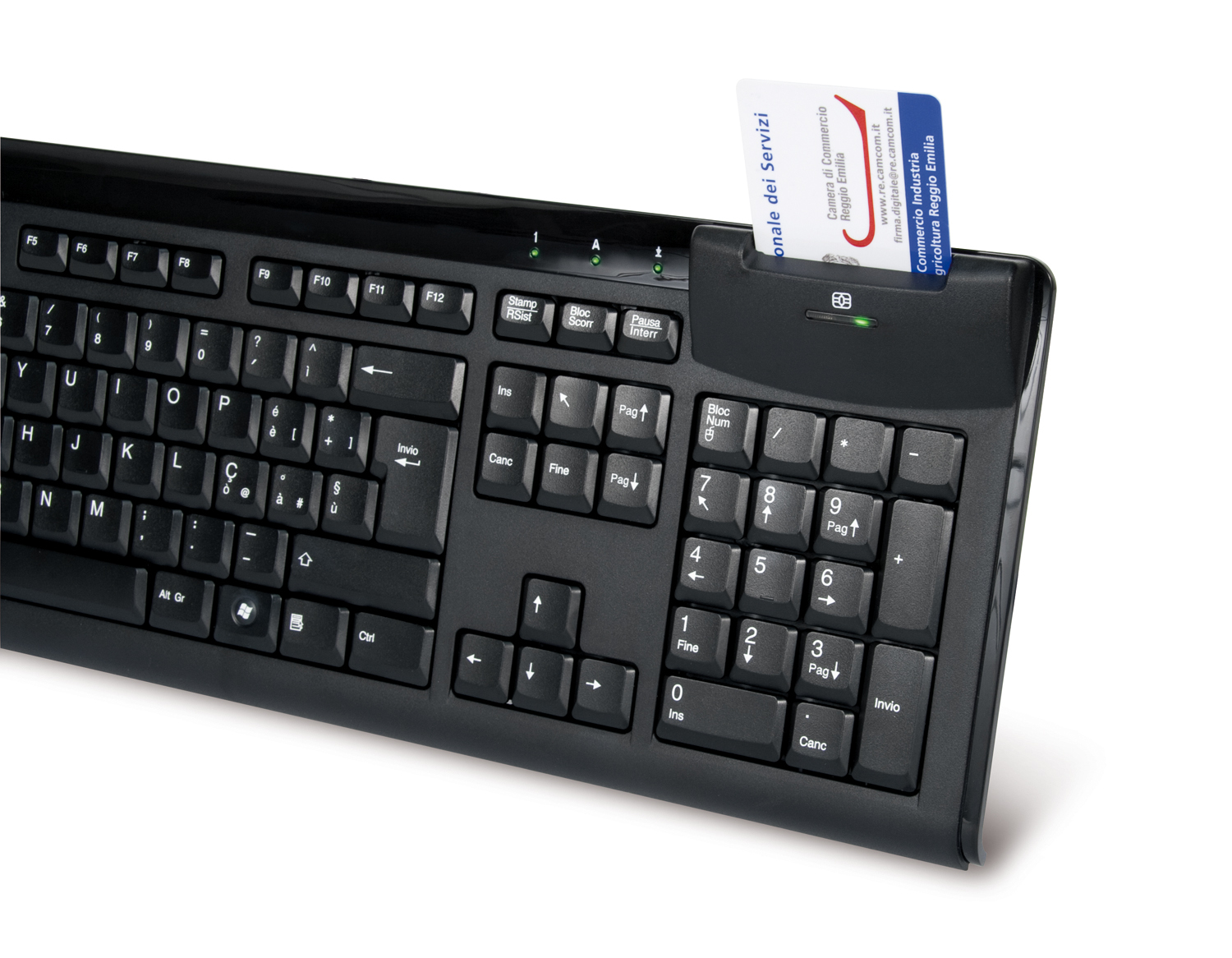Hamlet Smart Card Keyboard tastiera usb professionale con lettore smart card integrato