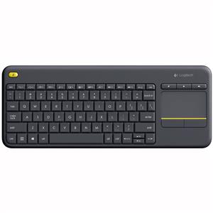 Logitech K400 Plus Tv tastiera Casa RF Wireless QWERTY Spagnolo Nero