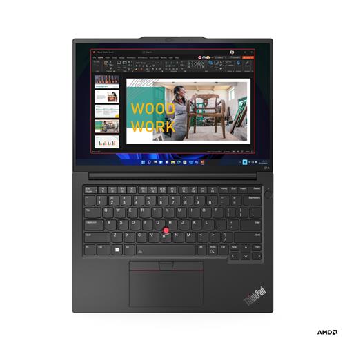 Lenovo ThinkPad E14 Gen 5 (AMD) AMD Ryzen 5 7530U Computer portatile 35,6 cm (14) WUXGA 8 GB DDR4-SDRAM 512 GB SSD Wi-Fi 6 (802.11ax) Windows 11 Pro Nero
