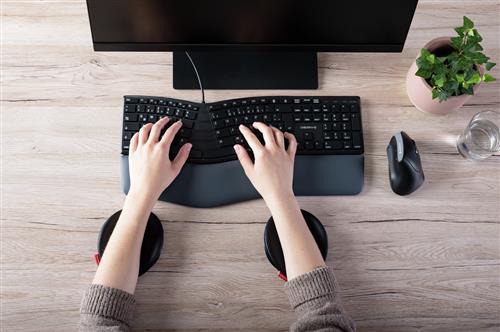 CHERRY SLIDEPAD ERGO poggiapolso Nero