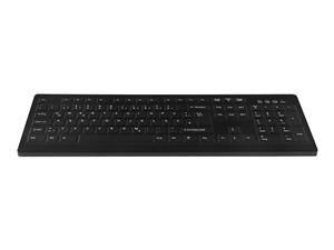 HYGIENE DESKTOP KEYBOARD SEALED USB BLACK