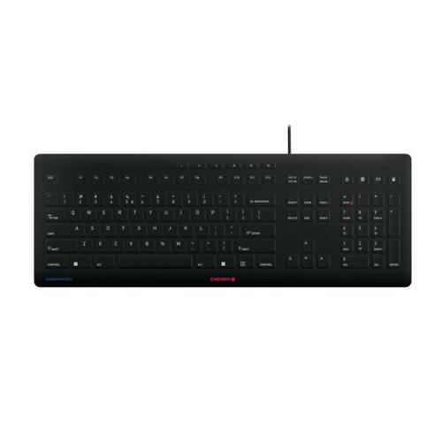 CHERRY JK-8502EU-2 tastiera Universale USB QWERTY Inglese Nero