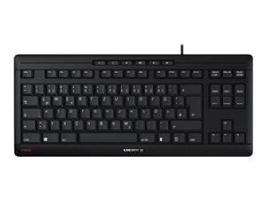 CHERRY STREAM KEYBOARD TKL tastiera Universale USB QWERTZ Tedesco Nero