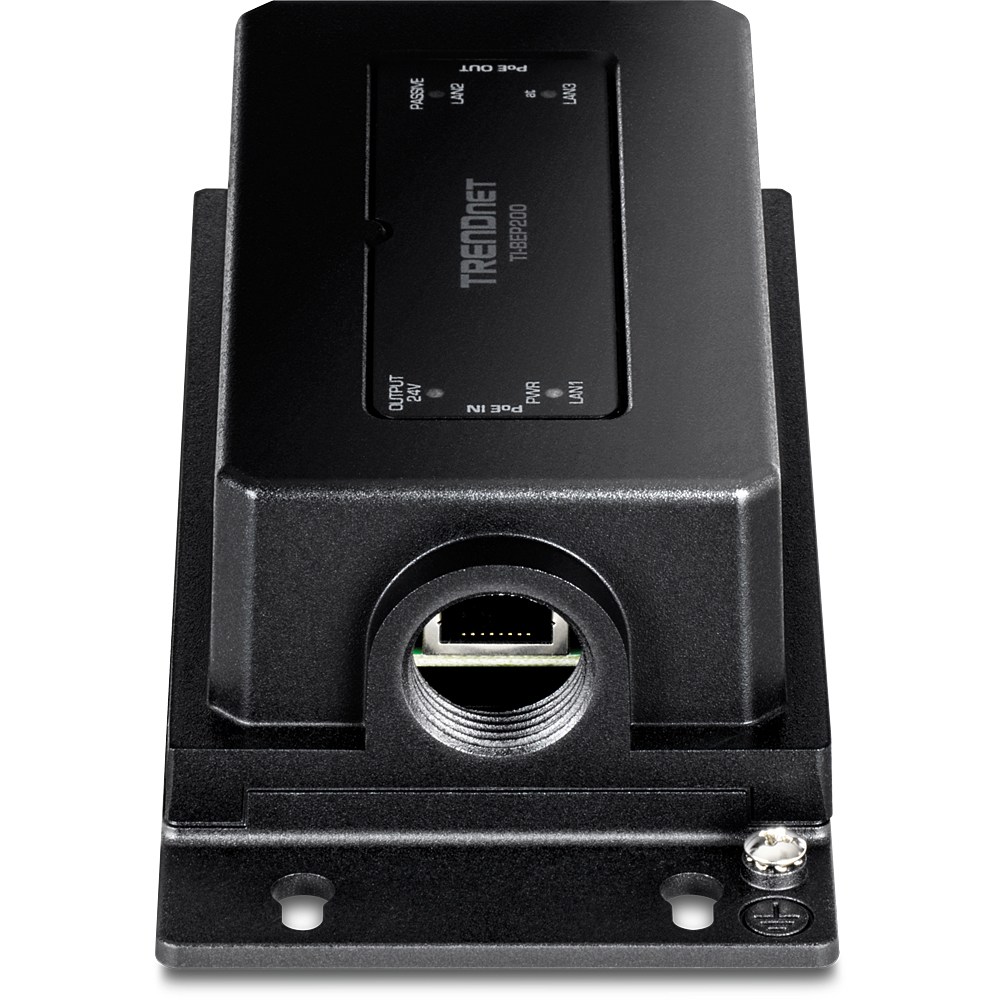 Trendnet TI-BEP200 moltiplicatore di rete Ricevitore e trasmettitore di rete Nero 10, 100, 1000 Mbit/s