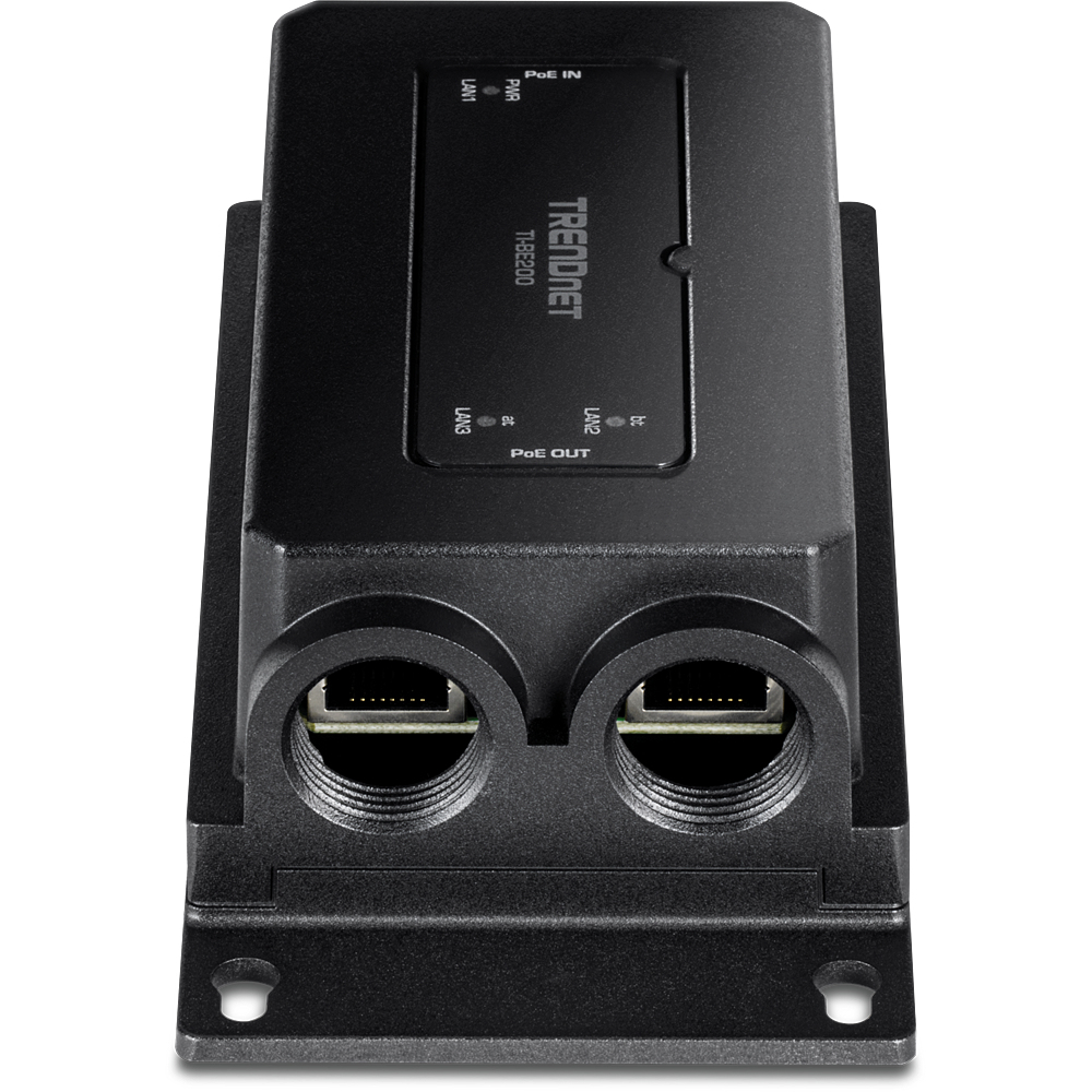 Trendnet TI-BE200 moltiplicatore di rete Ricevitore e trasmettitore di rete Nero 10, 100, 1000 Mbit/s