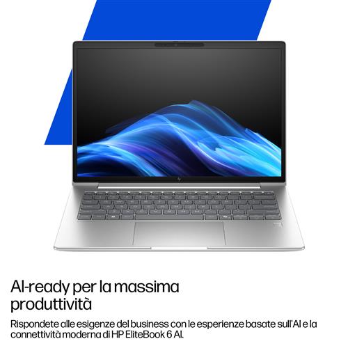 HP EliteBook 6 G1i AI Intel Core Ultra 5 225U Computer portatile 33,8 cm (13.3